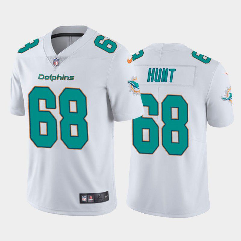 Men Miami Dolphins #68 Robert Hunt Nike White Alternate Limited NFL Jersey->miami dolphins->NFL Jersey